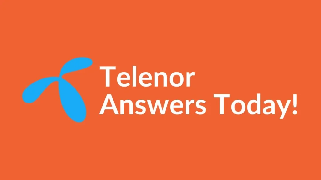 Telenor Quiz Today (31 May 2023): Telenor Quiz Answers Today