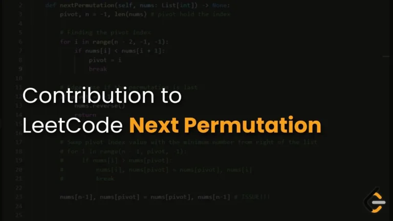 Contribution-to-LeetCode-Next-Permutation