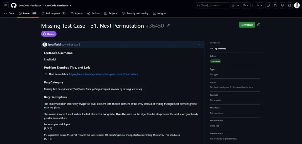 Next-Permutation-GitHub-Issue